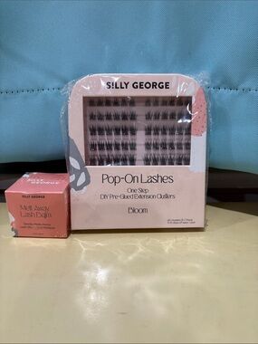 Silly George Pop On Lashes Bloom & Melt Away Lash Balm bundle new sealed